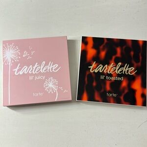 Tarte eyeshadow palettes.